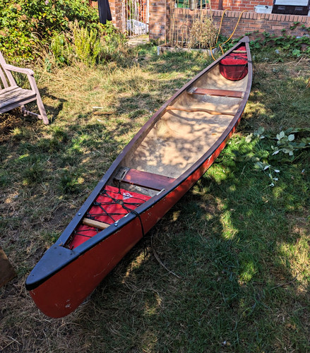 Fibreglass person canoe - fibreglass,