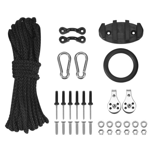 Kayak anchor trolley kit - anchor, rope