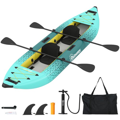 Outsunny inflatable kayak - inflatable,