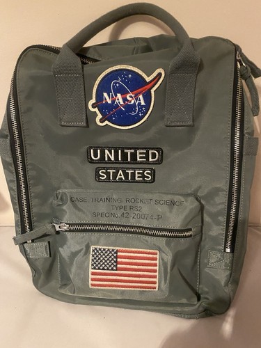 Red canoe nasa bag backpack - canoe,