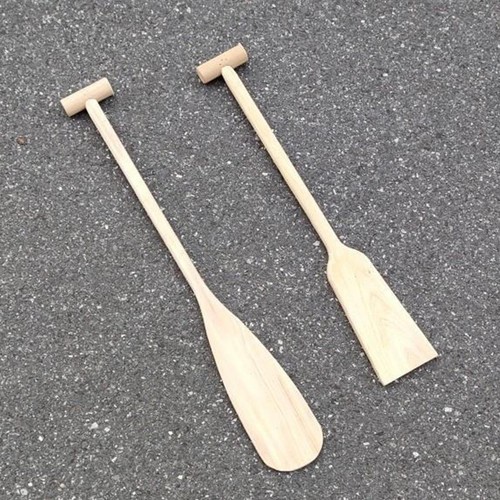 Wooden canoe paddle - canoe,