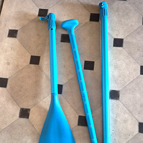 Blue adjustable length canoe - blue,