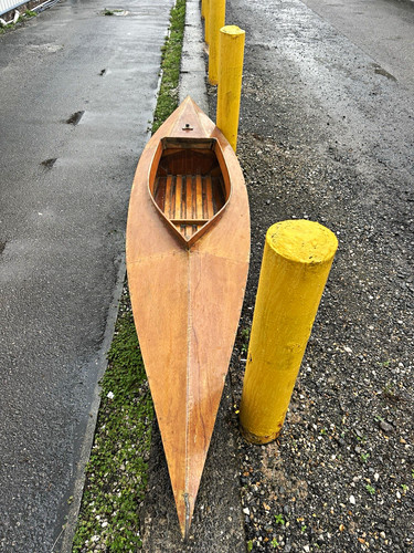 Wooden kayak single seating - wooden,
