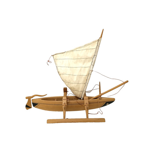 Vintage wooden model - model, sailing